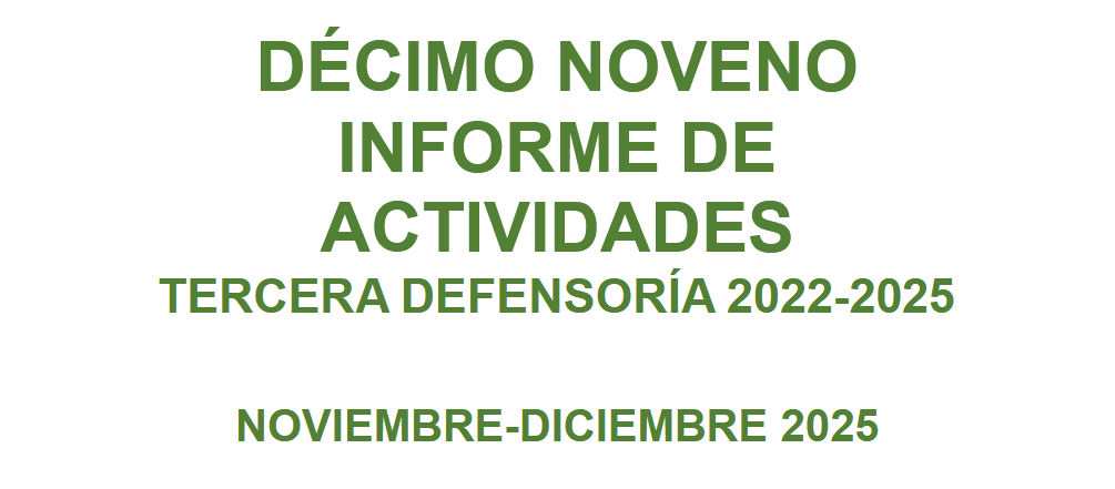 Da click en la imagen para conocer el Décimo Noveno Informe del Defensor de las Audiencias del SURT.