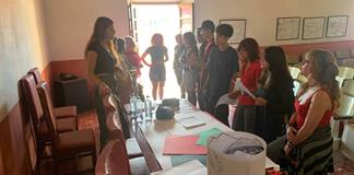 Estudiantes de Lagos de Moreno se re&uacute;nen en solidaridad con Palestina