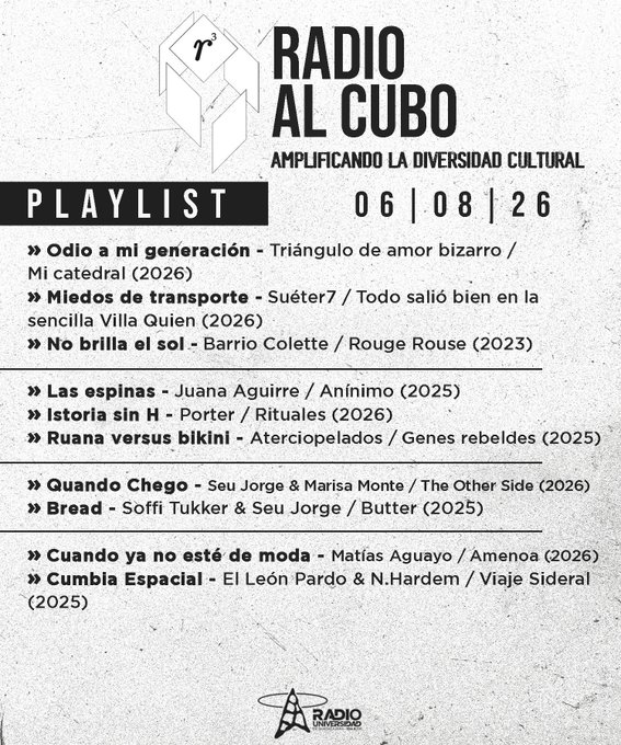 Portada de Radio al Cubo