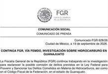 FGR mantiene bajo investigación 59 millones de litros de combustible en Guanajuato FGR mantiene bajo investigación 59 millones de litros de combustible en Guanajuato
