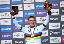 Remco Evenepoel gana su cuarto mundial contrarreloj y el Torito fue sexto Remco Evenepoel gana su cuarto mundial contrarreloj y el Torito fue sexto