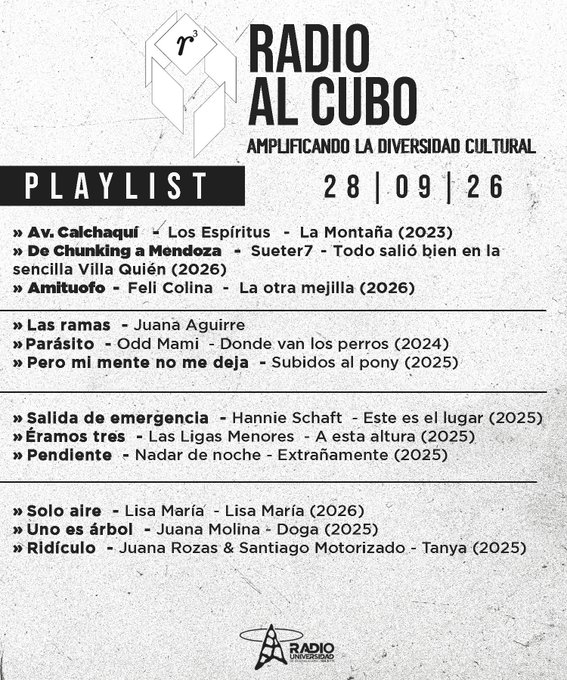 Portada de Radio al Cubo