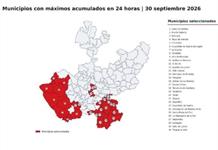 Suspenden clases en seis regiones de Jalisco por lluvias asociadas a Rachel