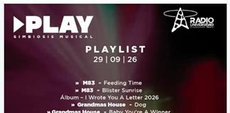 Play - Ma. 29 Sep 2026 Play - Ma. 29 Sep 2026