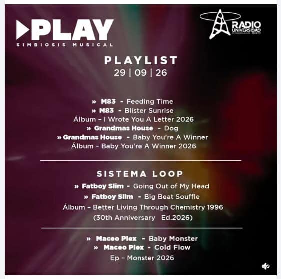 Play - Ma. 29 Sep 2026