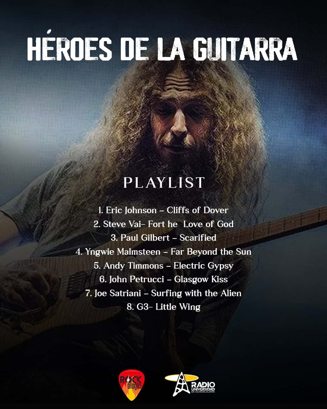Rockologia - Ma. 29 Sep 2026 - HÉROES DE LA GUITARRA Rockologia - Ma. 29 Sep 2026 - HÉROES DE LA GUITARRA
