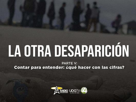 La otra desaparici&oacute;n | Parte V: Contar para entender: &iquest;qu&eacute; hacer con las cifras?