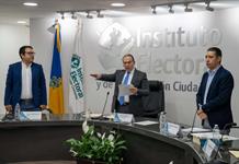 Morena, ausente en la toma de protesta del nuevo titular del IEPC