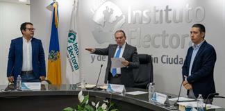 Morena, ausente en la toma de protesta del nuevo titular del IEPC