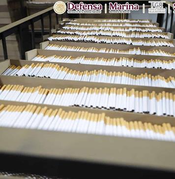 México desmantela fábrica clandestina y decomisa 60 toneladas de cigarrillos falsos México desmantela fábrica clandestina y decomisa 60 toneladas de cigarrillos falsos