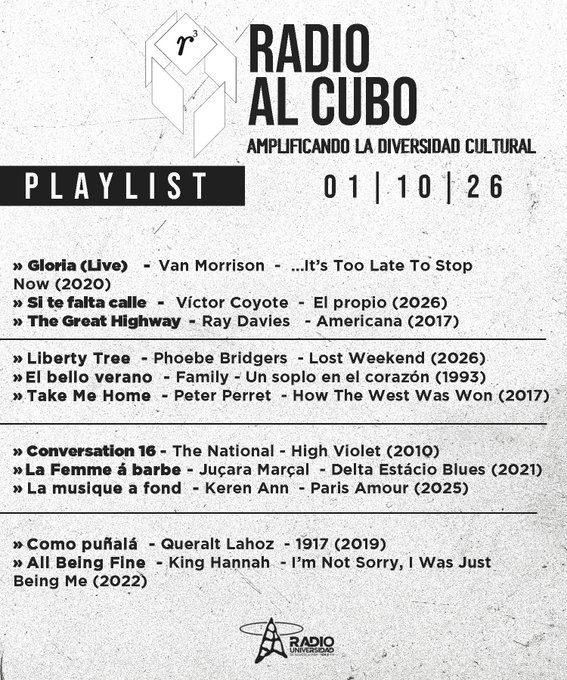 Portada de Radio al Cubo