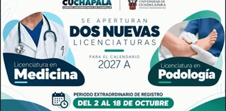 La UdeG abre 70 lugares para estudiar Medicina y Podología en Chapala La UdeG abre 70 lugares para estudiar Medicina y Podología en Chapala