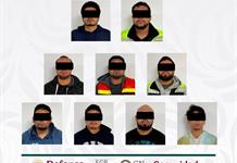 Detienen a nueve personas en San Luis Potosí por robo a transportistas