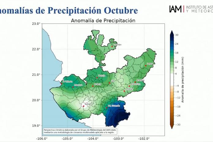 Prevén un octubre más lluvioso de lo habitual en Jalisco Prevén un octubre más lluvioso de lo habitual en Jalisco