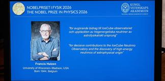 Francis Halzen gana el Nobel de Física por descubrir neutrinos de origen cósmico Francis Halzen gana el Nobel de Física por descubrir neutrinos de origen cósmico