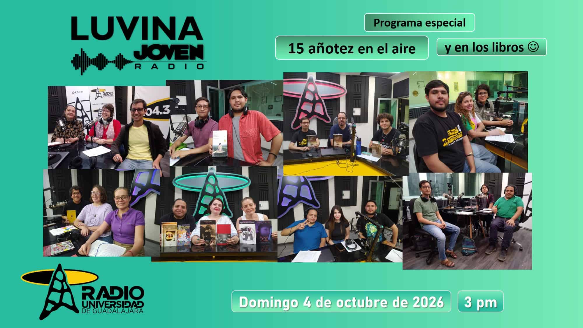 15 añotez de Luvina Joven Radio. 4 octubre 2026 15 añotez de Luvina Joven Radio. 4 octubre 2026