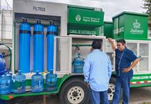 Siapa atiende pico de mala calidad del agua con una sola potabilizadora móvil