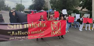 Denuncian carencias trabajadores del IMSS en unidades médicas de Jalisco Denuncian carencias trabajadores del IMSS en unidades médicas de Jalisco