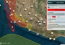 El huracán Simón, como categoría 4, se aproxima a las costas de Jalisco y Colima