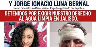Denuncian detención y golpiza a dos integrantes de Casa Quinqué en protesta por agua turbia Denuncian detención y golpiza a dos integrantes de Casa Quinqué en protesta por agua turbia