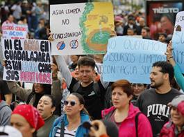 Preparan segunda marcha por agua sucia; Gobierno envía a monitorear a convocantes Preparan segunda marcha por agua sucia; Gobierno envía a monitorear a convocantes