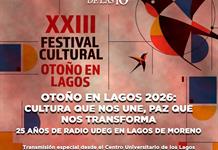 Otoño en Lagos 2026: Cultura que nos une, paz que nos transforma - El Expresso de las 10- Vi. 09 Octubre 2026 Otoño en Lagos 2026: Cultura que nos une, paz que nos transforma - El Expresso de las 10- Vi. 09 Octubre 2026