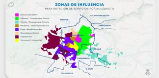 El SIAPA presenta estrategia para distribución de agua potable a través de la rotación del servicio por colonias El SIAPA presenta estrategia para distribución de agua potable a través de la rotación del servicio por colonias