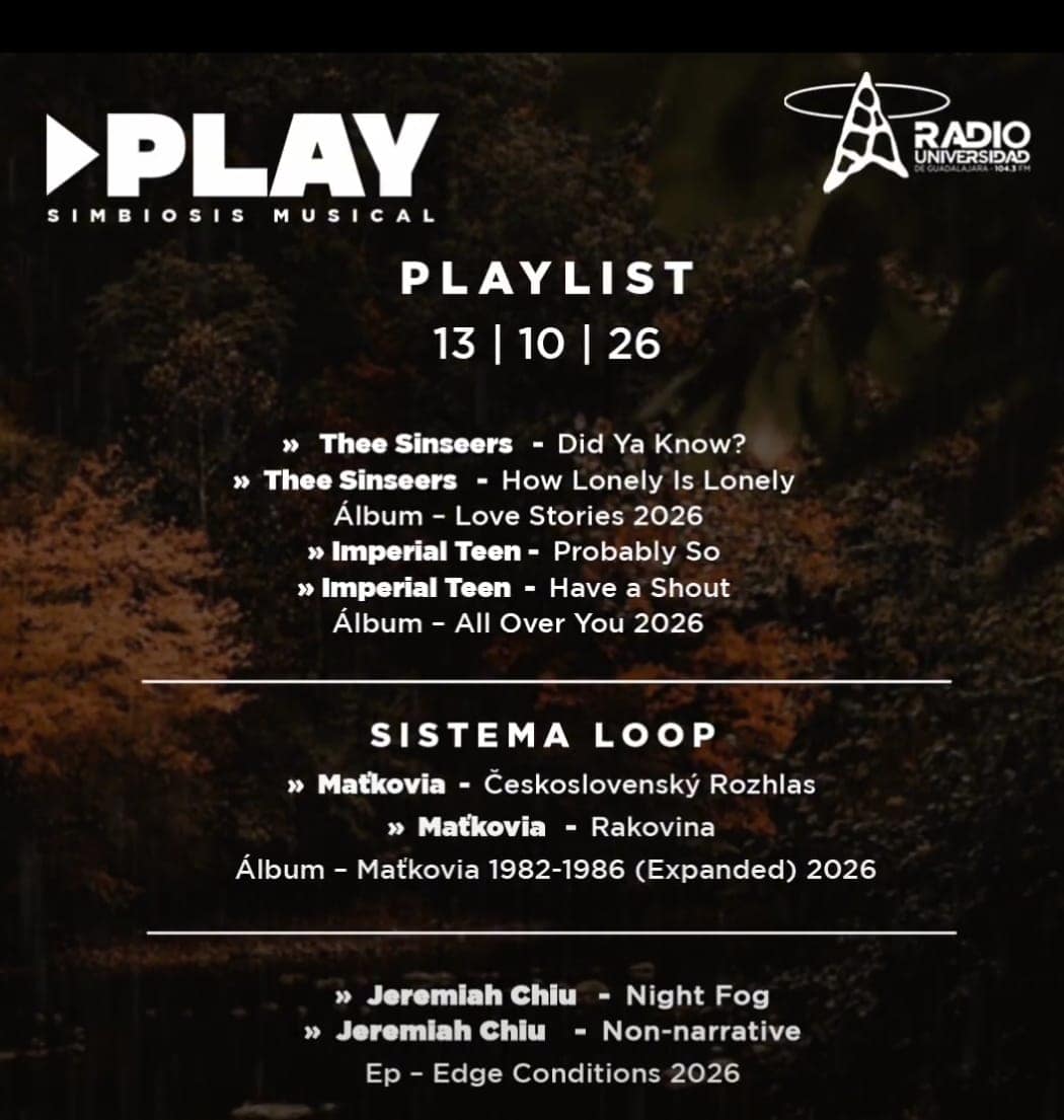Play - Ma. 13 Oct 2026