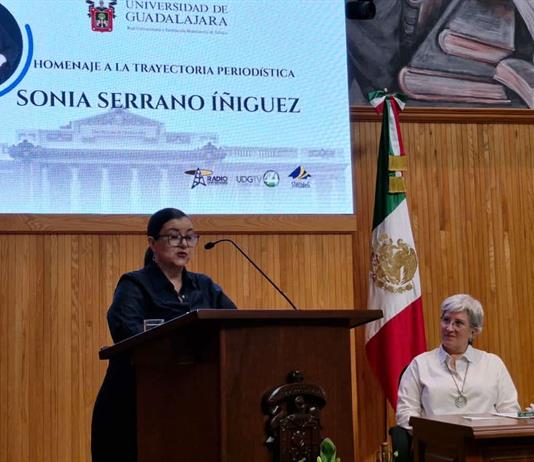 Prometo nunca defraudarlos: la UdeG rinde homenaje a Sonia Serrano Prometo nunca defraudarlos: la UdeG rinde homenaje a Sonia Serrano