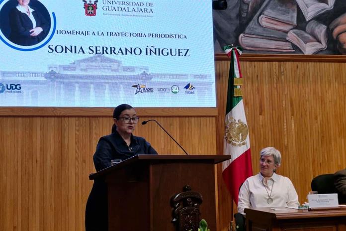 Prometo nunca defraudarlos: la UdeG rinde homenaje a Sonia Serrano Prometo nunca defraudarlos: la UdeG rinde homenaje a Sonia Serrano