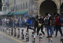 Protesta por el agua provoca temor entre comerciantes del Centro