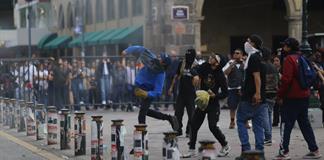 Protesta por el agua provoca temor entre comerciantes del Centro