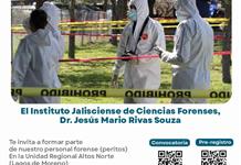 Busca Instituto Jalisciense de Ciencias Forenses incorporar nuevos peritos a la Unidad Altos Norte