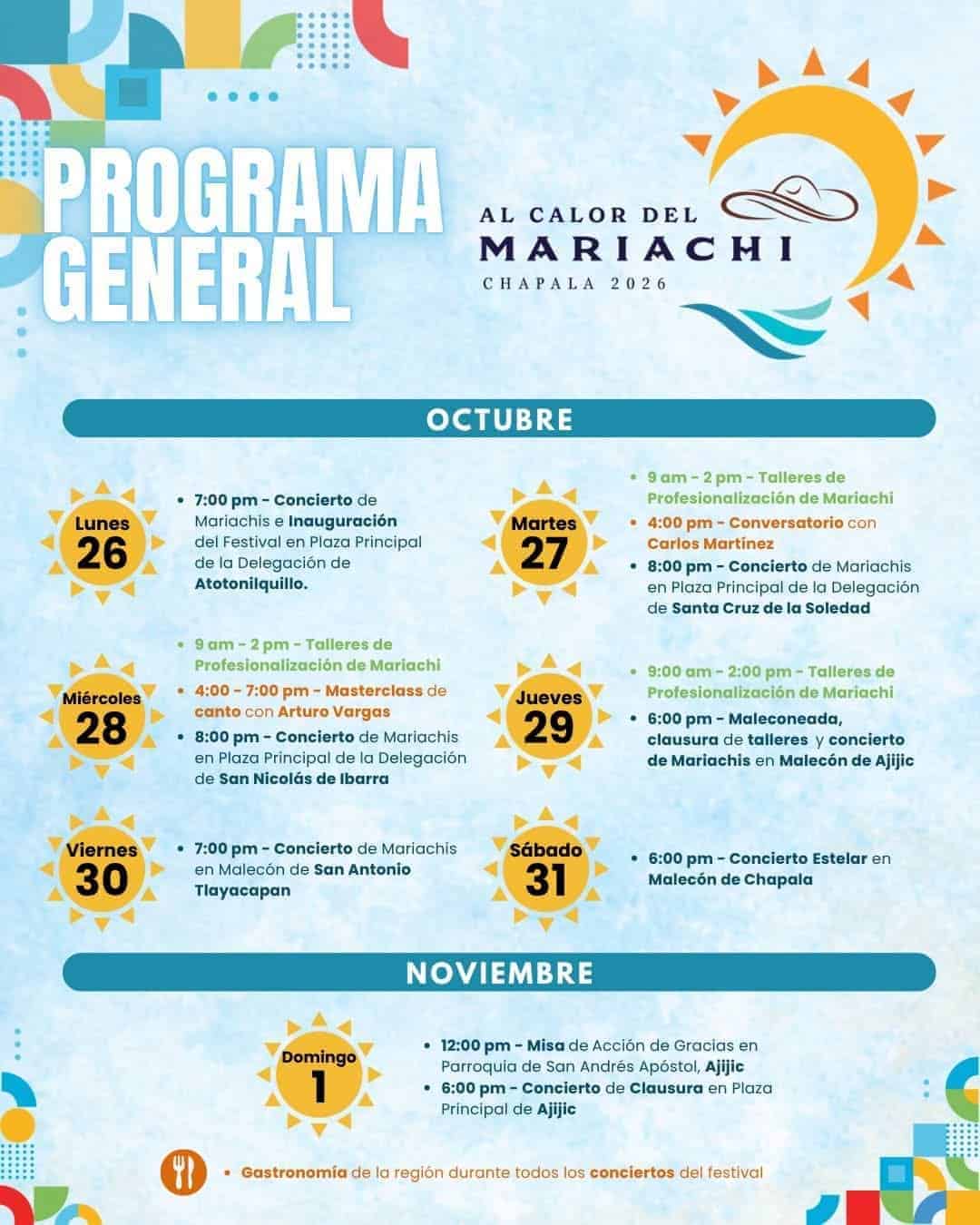 Buscan posicionar a Chapala como punto estratégico cultural con el Festival Al Calor del Mariachi Buscan posicionar a Chapala como punto estratégico cultural con el Festival Al Calor del Mariachi