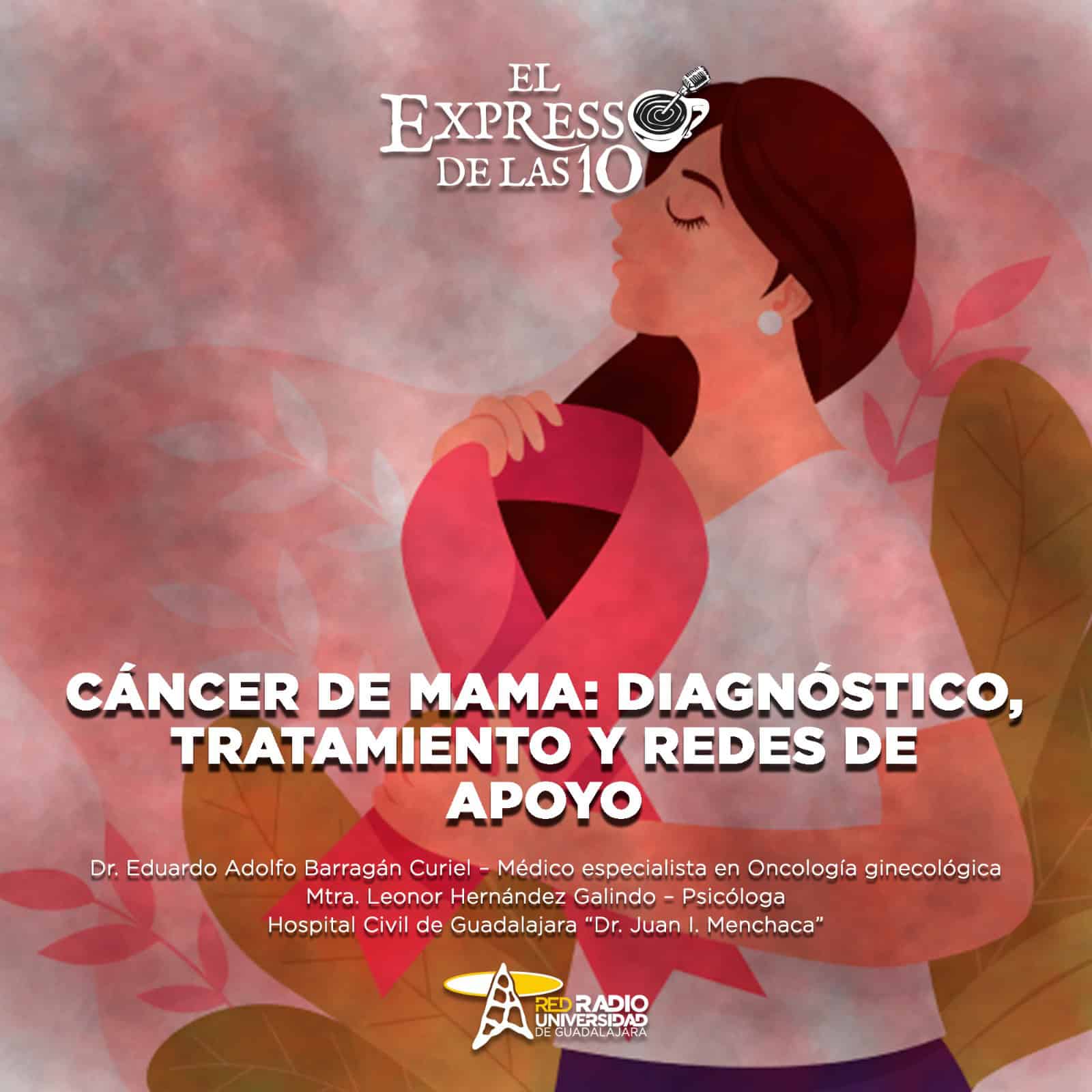 Cáncer de mama: Diagnóstico, Tratamiento y redes de apoyo - El Expresso de las 10 - Ma. 20 de Octubre 2026 Cáncer de mama: Diagnóstico, Tratamiento y redes de apoyo - El Expresso de las 10 - Ma. 20 de Octubre 2026