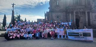 Ocotl&aacute;n marcha por la salud y prevenci&oacute;n del c&aacute;ncer de mama