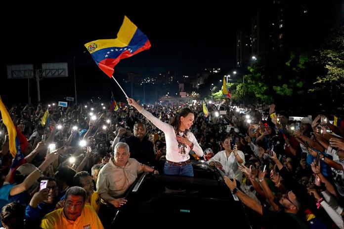Regreso de María Corina Machado pone presión a la transición democrática en Venezuela Regreso de María Corina Machado pone presión a la transición democrática en Venezuela
