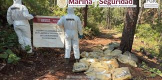 Aseguran m&aacute;s de 1.5 toneladas de metanfetamina en Durango