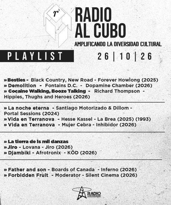 Portada de Radio al Cubo