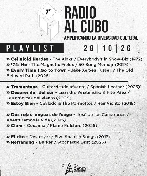 Portada de Radio al Cubo