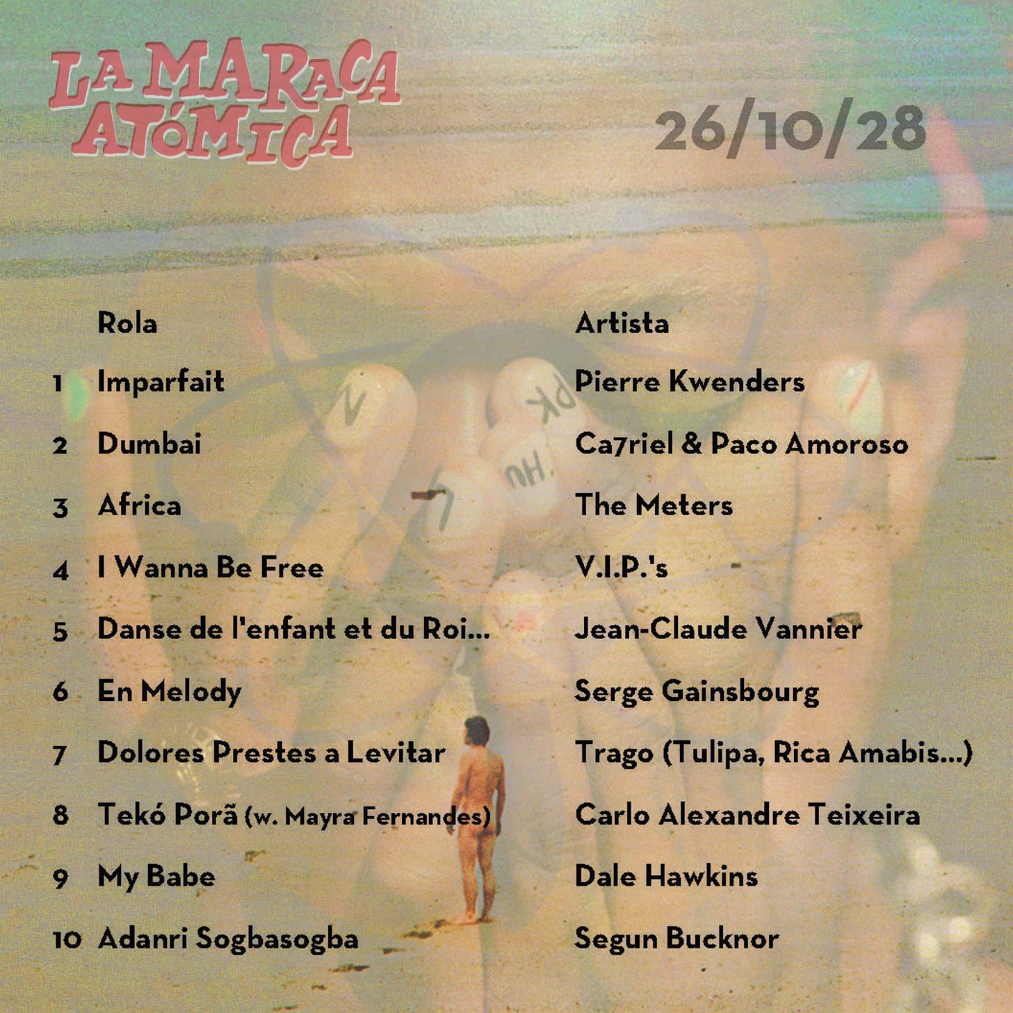 La Maraca Atomica - Mi. 28 Oct 2026 - Musica con personalidad